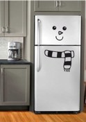 Resim Sticker Dünyası Kardan Adam Buzdolabı Sticker 40x60cm 