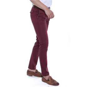 Resim Wessi Cep Kapaklı Bordo Erkek Pantolon Bordo 