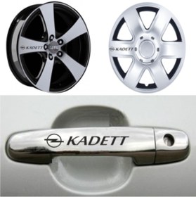 Resim Opel Kadett Kapı Kolu Jant Sticker Yapıştırma 8 Ad 