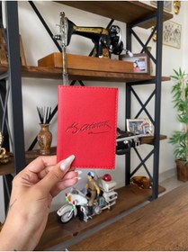 Resim EFE DERİ EFE DERİ ATA Dikişli Araç Ruhsat Kılıfı Kabı Oto Ruhsatlık Araba Ruhsat Koruyucu 