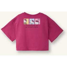 Resim DeFacto Hello Kitty Oversize Tişört Kız Bebek H0674A526SM 