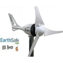 Resim Ista-Breeze İ-500 Watt 12V/24VOLT Rüzgar Türbini + Hibrit Şarj Kontrol Cihazı 