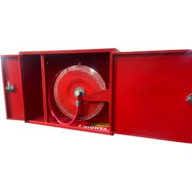 Resim SEYHAN HİDROFOR Yangın Dolabı 30 mt 1” Yarı Sert Kauçuk Hortumlu 