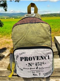 Resim Old Cotton Cargo Kaliteli Laptop Bölmeli Vintage Disayn Sırt Gezi Çantası New Minola 25 Cm X 36 Cm Gri 