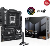 Resim ASUS TUF GAMING B850-PLUS WIFI, 4xDDR5, 3x M.2, HDMI, DP, Type-C, Wi-Fi 7, Bluetooth v5.4, AM5 Soket GAMING Anakart 