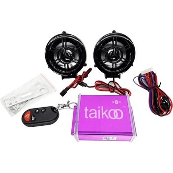 Motosiklet Alarm Seti Bluetooth'Lu [M-R] Siyah