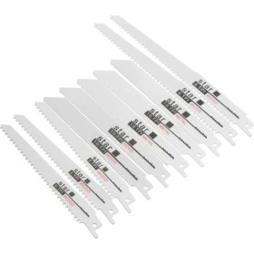 Resim Özbience 10'lu Ahşap ve Metal Testere Bıçakları Seti, Tilki Kuyruğu Tasarımı 