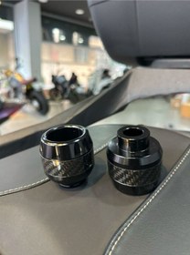 Resim Motosiklet Aks Koruma Takozu Üniversal - Siyah Renk - 1 Adet 