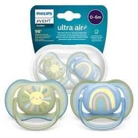 Resim Philips Avent Ultra Air Emzik 0-6 Ay 2li Scf085/58 