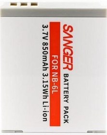 Resim Sanger NB-6L Canon Fotoğraf Makinesi Batarya 