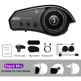 Resim LTG Nova BT35 Kask Kulaklık 5.0 Motosiklet Interkom Su Geçirmez Kablosuz Kulaklık 