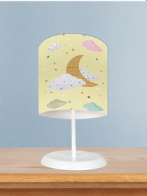 Resim Mekta Home Bebek Ve Çocuk Odası Gökyüzü Desenli Abajur 