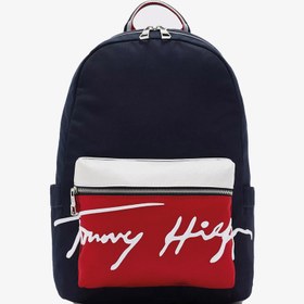 Resim Tommy Hilfiger Signature Erkek Lacivert Sırt Çantası 