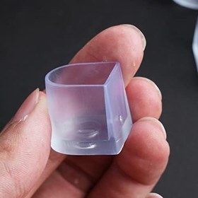 Resim PRETYZOOM 12 Adet topuk yüksek topuk çim latin dans ayakkabıları yüksek topuklu temizle topuklu yüksek topuk kollu kaymaz yüksek topuk pedleri Basit yastığı Takip et 