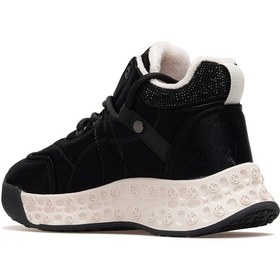 Resim Guja Kadın Deri Kürklü Sneaker Bot 25k 25k316 Z Siyah Siyah 