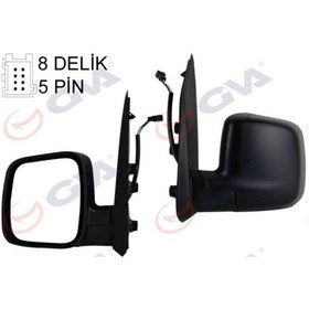 Resim Dış Dikiz Aynası Sol Fıorıno-bıpper-nemo 07 Elektrikli Isıtmalı Konveks 5 Fiş V 