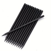 Resim 20 Adet HB Grafit Çekirdekli Silgili Kalemler - Yüksek Kaliteli Siyah Ahşap, 0.3mm Uçlu Yazı ve Çizim için Pürüzsüz Kalem - Dayanıklı ve Üstün Kalite, Öğrenciler ve Sanatçılar İçin İdeal, Sanatçı Eskiz Kalemi 
