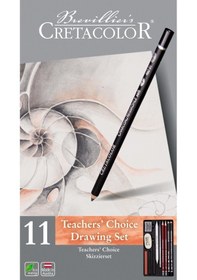 Resim Cretacolor Drawing Set Karakalem Eskiz Çizim Seti 12 Parça 