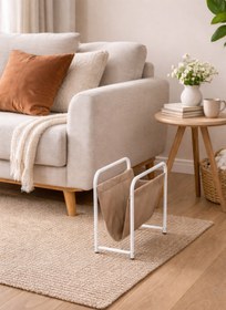 Resim TodekHome Terra Dekoratif Metal Dergilik Gazetelik - Deri Detaylı Modern Ofis Salon Düzenleyici 