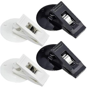 Resim 4'lü Ön Cam Fiş Tutucu, Park Fiş Tutucu, Banknot Tutucu, Araba Camı, Güneşlik, Gözlük, Klips, V Şekilli Kart Klipsi Seti - Kaiyi 