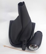 Resim imza direksiyon kılıfı Renault Clio 4 2012 Sonrası Renault Clio 4 Vites Topuzu Ve Vites Körüğü (siyah Deri & Siyah Dikiş) 