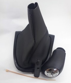 Resim imza direksiyon kılıfı Renault Clio 4 2012 Sonrası Renault Clio 4 Vites Topuzu Ve Vites Körüğü (siyah Deri & Siyah Dikiş) 