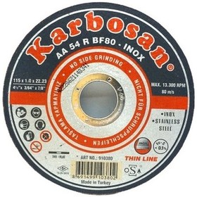 Resim İnox Metal Kesici Disk 115mmx1.0x22 4764 