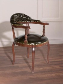 Resim Majesta Classic Ahşap Sandalye Ceviz - Sİyah 