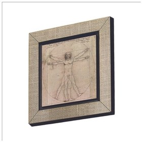 Resim Vitruvius Adamı Leonardo Da Vinci, 1492 Baskılı Mdf Magnet 7x7 421 