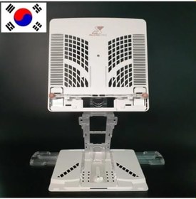 Resim Beyaz Renk Yükseklik Ayarlı Laptop Ve Kitap StandI Katlanabilir Fonksiyonel Stand 