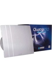 Resim Blauberg Quatro Hi-Tech 150 Plastik Banyo Fanı 265 M3h 