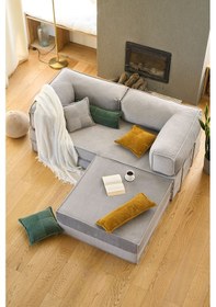 Resim Good Night Venom Çok Amaçlı Modüllü Koltuk & Kanepe & 3 Lü Koltuk & L Koltuk Gri 