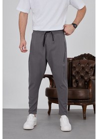 Resim Baykim Sports Wears Unisex Modern Şalvar Pantolon Koyu Gri 