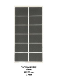 Resim Zemin Koruyucu, 35x55 Mm Keçe, Siyah 2 Adet Siyah 
