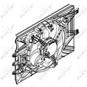 Resim NRF 47594 Fan Radyatörü Fiat 500L Jtd 0.9 1.3 1.4 1.6 