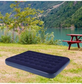 Resim River World Yatak Şişme Ev Yumuşak Çift Kişilik Lacivert 