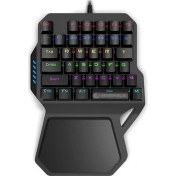 Resim Rampage KB-R77 USB Rainbow Backlight Outemu Blue Switch Mekanik 36 Tuşlu Mini Gaming Oyuncu Klavyesi 