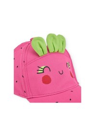 Resim Tuc Tuc Kız Çocuk Çilek Tasarımlı Yaprak Detaylı Pembe Şapka 52cm Yaş 3-5-2731 