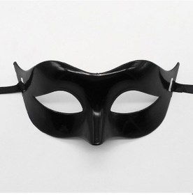 Resim Siyah Renk Masquerade Kostüm Partisi Venedik Balo Maskesi 