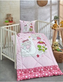 Resim Komfort Home V21 Ranforce Bebek Yorgan Seti Pamuk 