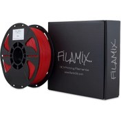 Resim FİLAMİX Kırmızı Filament Pla + 1.75mm 1 Kg Plus 