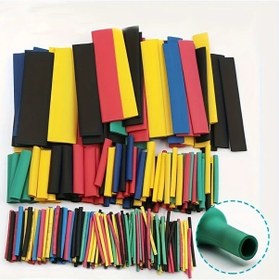 Resim Honeybeeshop Goxawee 580 Parça Çok Renkli Kablo Küçültme Tüp Seti Metal Saplantılar Otomotiv Tamir Yalıtım Kılıf 