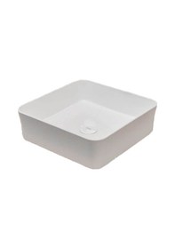 Resim Bocchi Slim Line Kare Lavabo 38 x 38 CM 1477-001-0125 Beyaz 