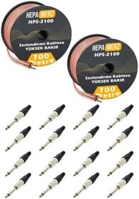 Resim Hepa Merz Connection Paket 10, Hoparlör Kablosu Jak Konnektör Paketi 