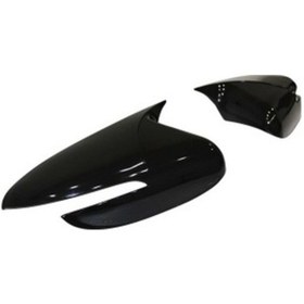 Resim Kıa Ceed 2012 - 2017 Sinyalli Batman Yarasa Ayna Kapağı Pıano Black 