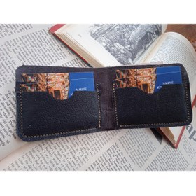Resim Mahfuz Gerçek Deri Tamamen El Emeği Cüzdan 22cm*8cm * 1 Banknot Alanı 4 Kart Bölmesi EBY3 