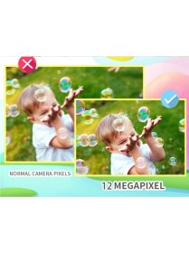 Resim AteşTech Çocuk Fotoğraf Makinesi X900 Hd Selfie Kamera + 8gb Hafıza Kartı 