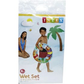 Resim MCM Group IS59242 Şeffaf Baskılı Simit 61 cm - 1 Adet Stokta Olan Gönderilir 