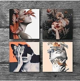 Resim Bahar Düşü Serisi Taş Bardak Altlığı Seti - 4 Parça - Dekoratif, Rustik Mutfak Aksesuarı, 10x10 cm, Kaydırmaz Tabanlı, Şık ve Dayanıklı SC119 