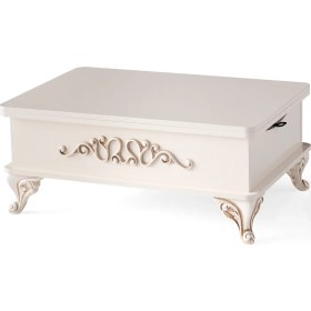 Resim Evistro Akıllı Laptop Sehpa Yemek Masası Orta Sehpa Ekru 